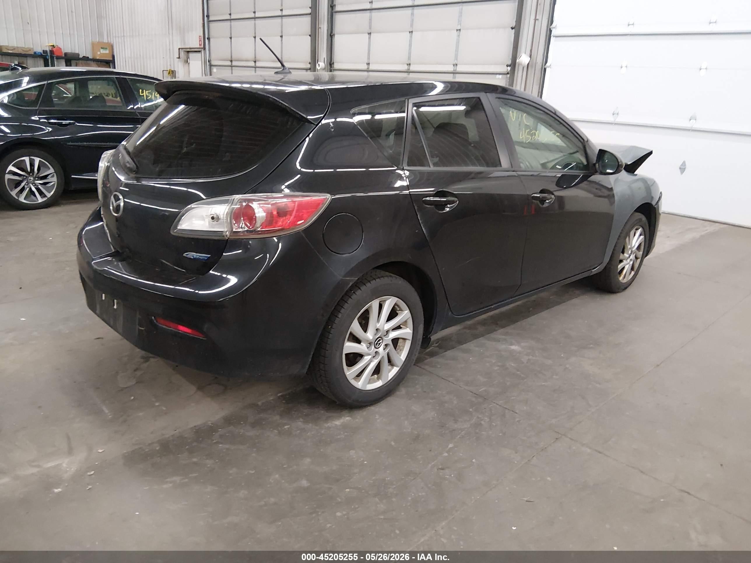 2013 Mazda Mazda3 I Touring Black vin: JM1BL1L79D1822066