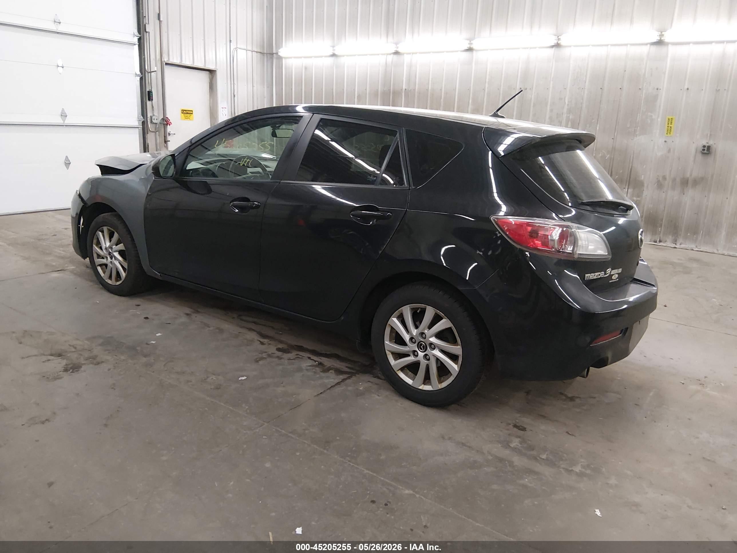 2013 Mazda Mazda3 I Touring Black vin: JM1BL1L79D1822066