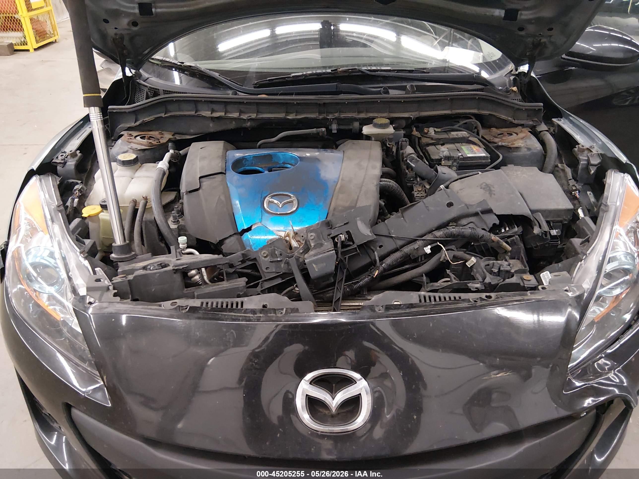 2013 Mazda Mazda3 I Touring Black vin: JM1BL1L79D1822066
