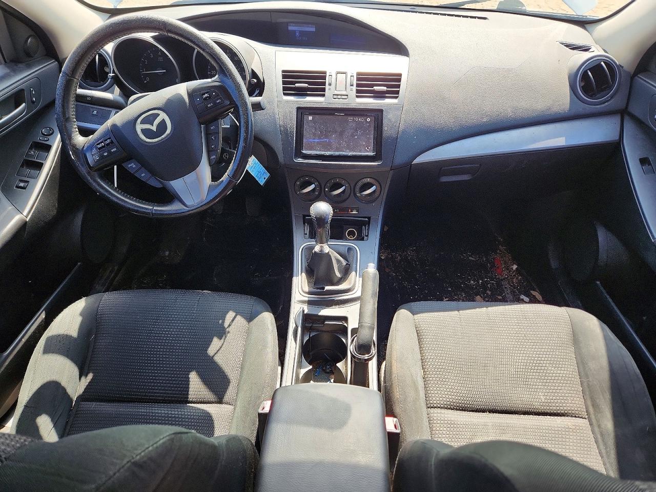 2012 Mazda 3 I White vin: JM1BL1L7XC1594786