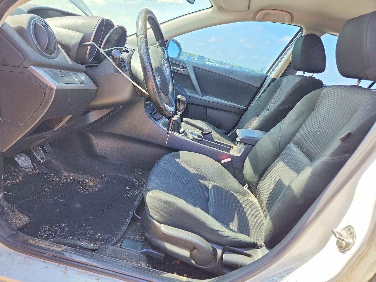 2012 Mazda 3 I White vin: JM1BL1L7XC1594786