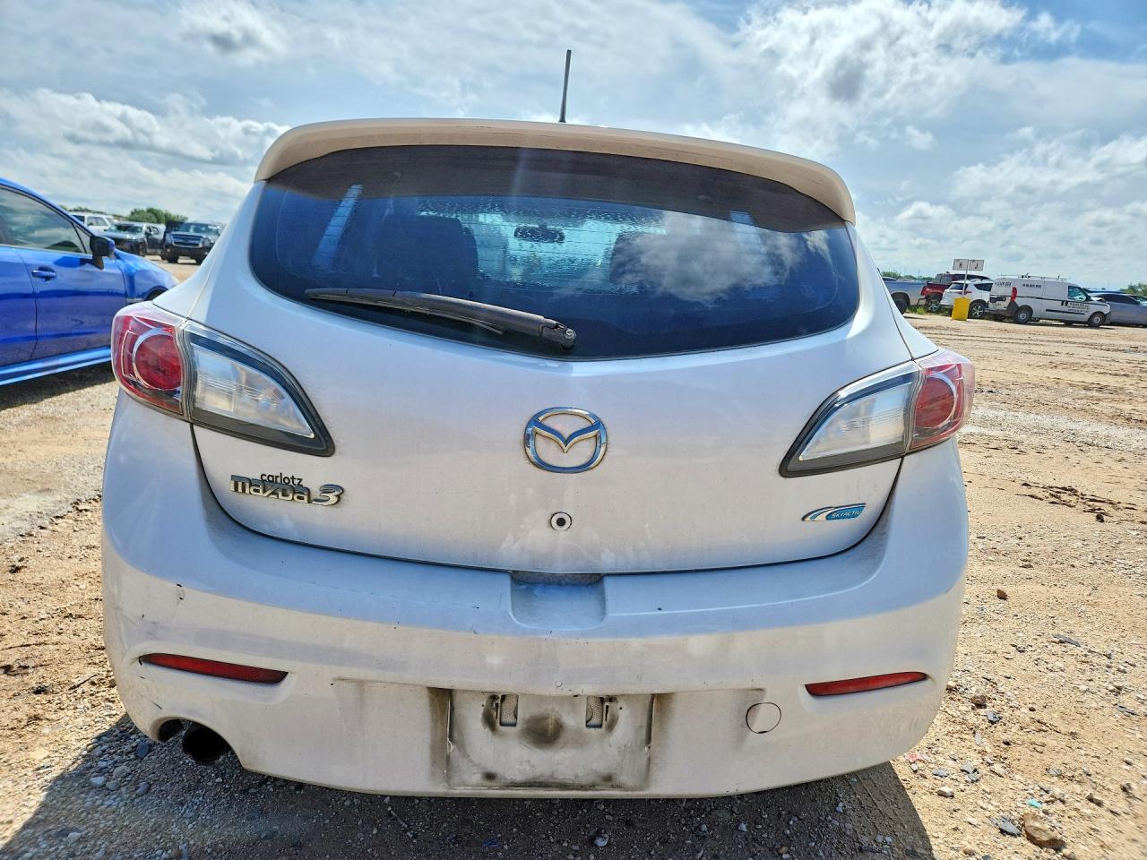2012 Mazda 3 I White vin: JM1BL1L7XC1594786