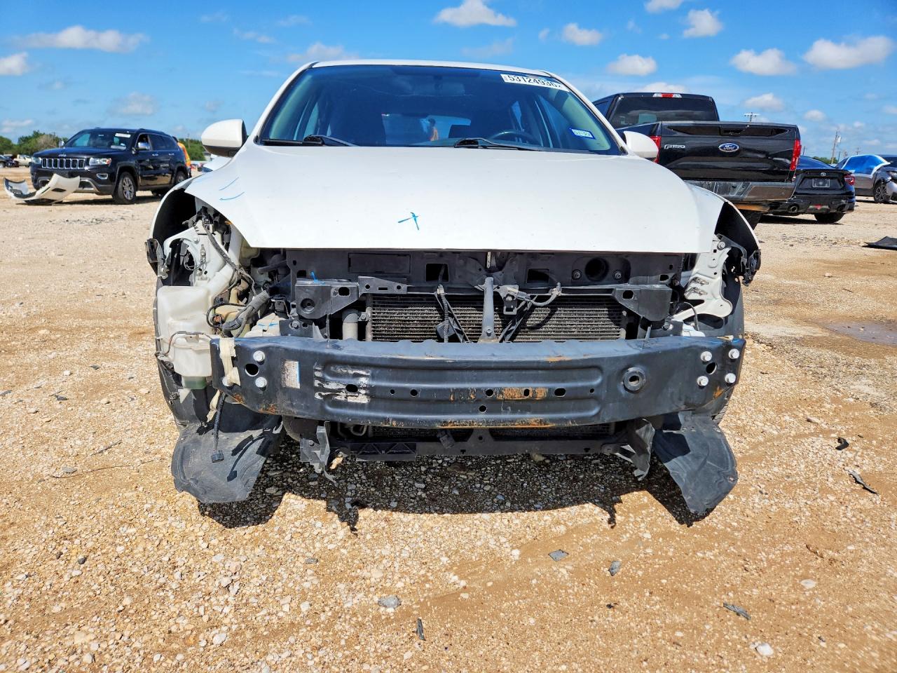 2012 Mazda 3 I White vin: JM1BL1L7XC1594786