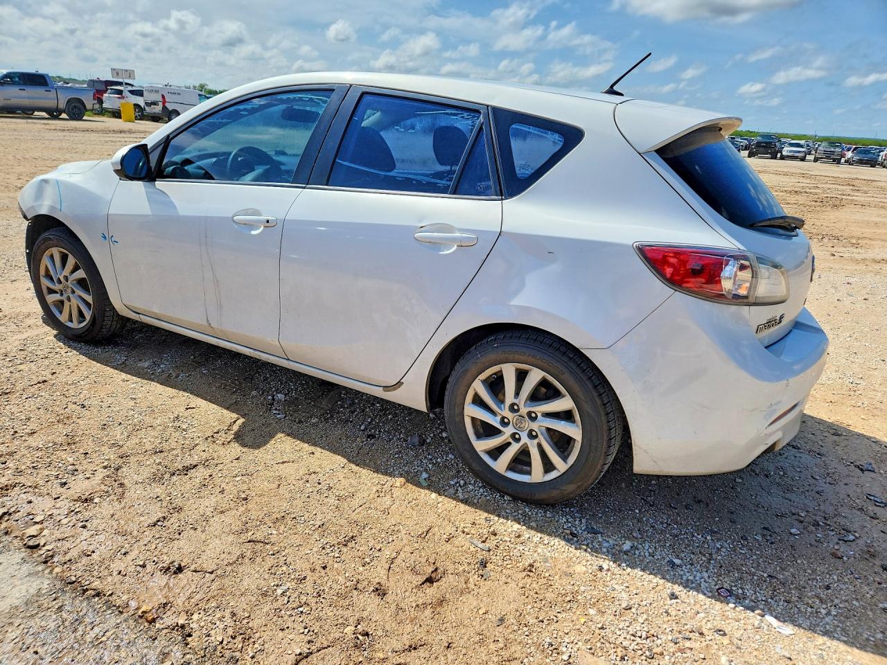 2012 Mazda 3 I White vin: JM1BL1L7XC1594786