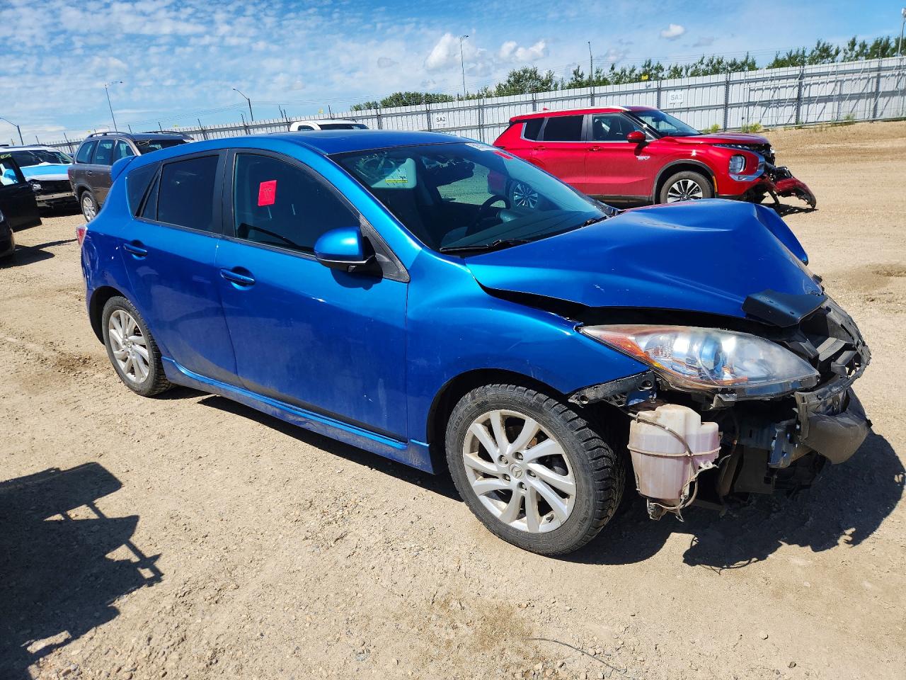 2012 Mazda 3 I Blue vin: JM1BL1L7XC1635479