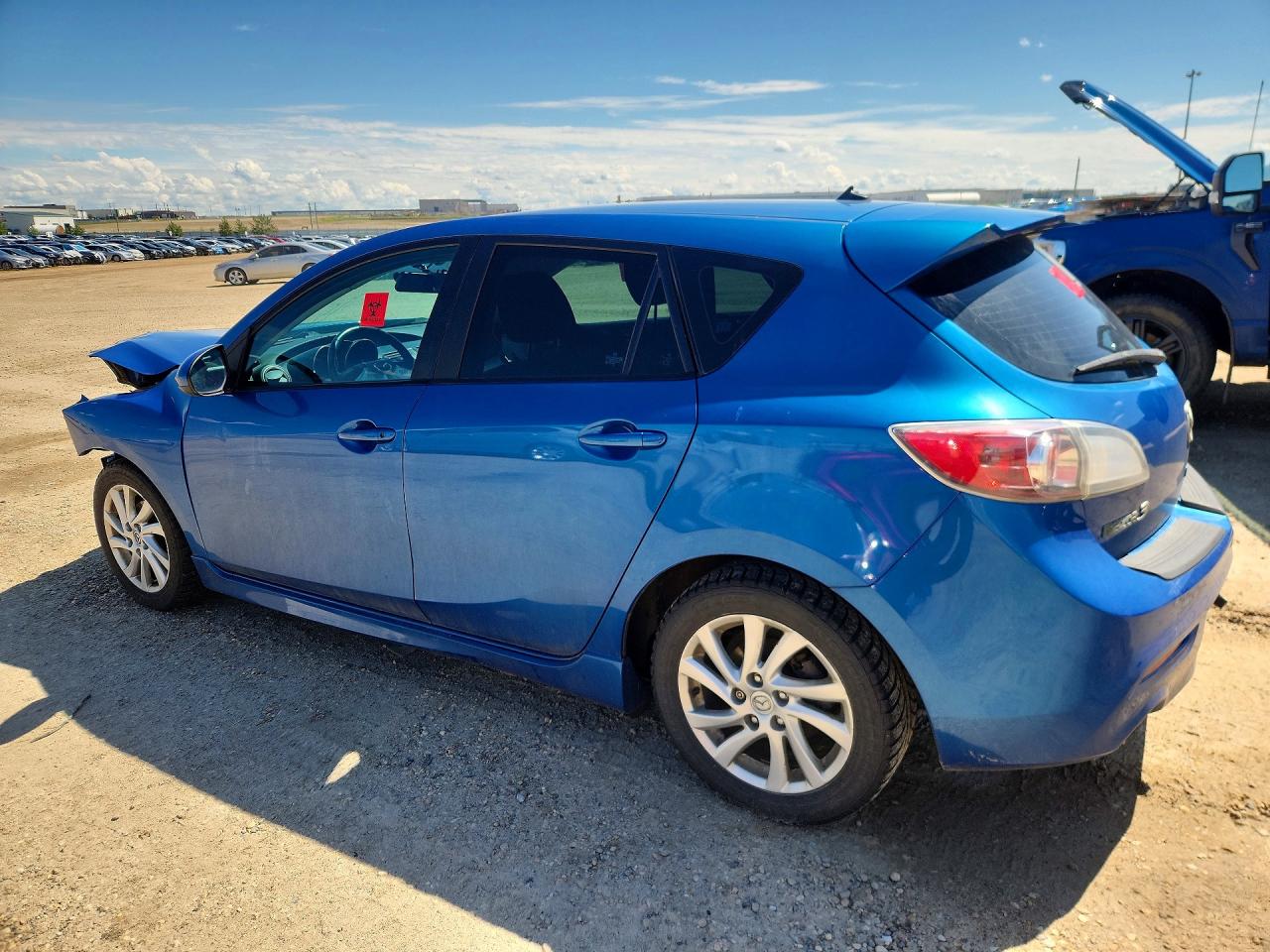 2012 Mazda 3 I Blue vin: JM1BL1L7XC1635479