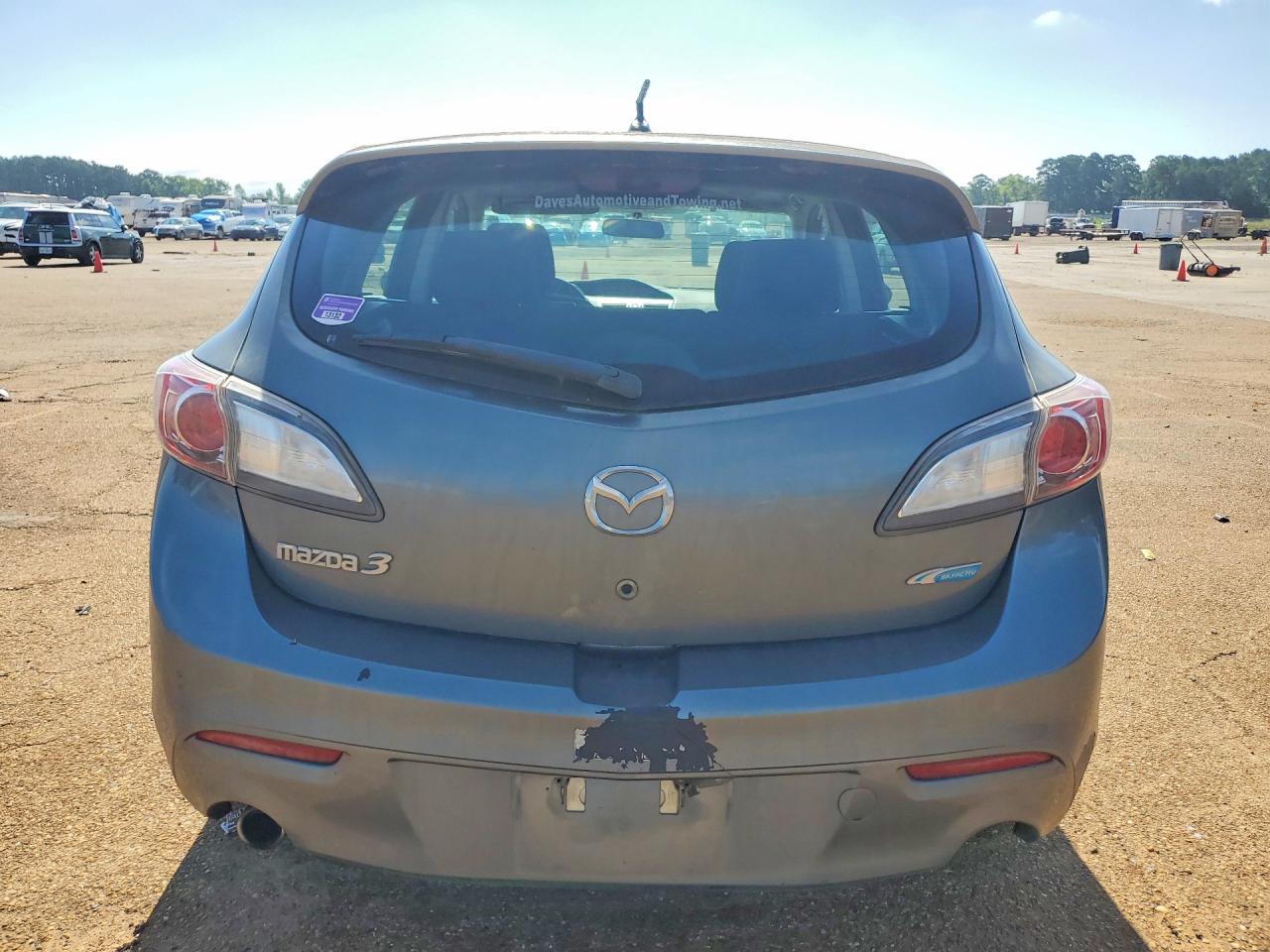 2012 Mazda 3 I Gray vin: JM1BL1L7XC1644683