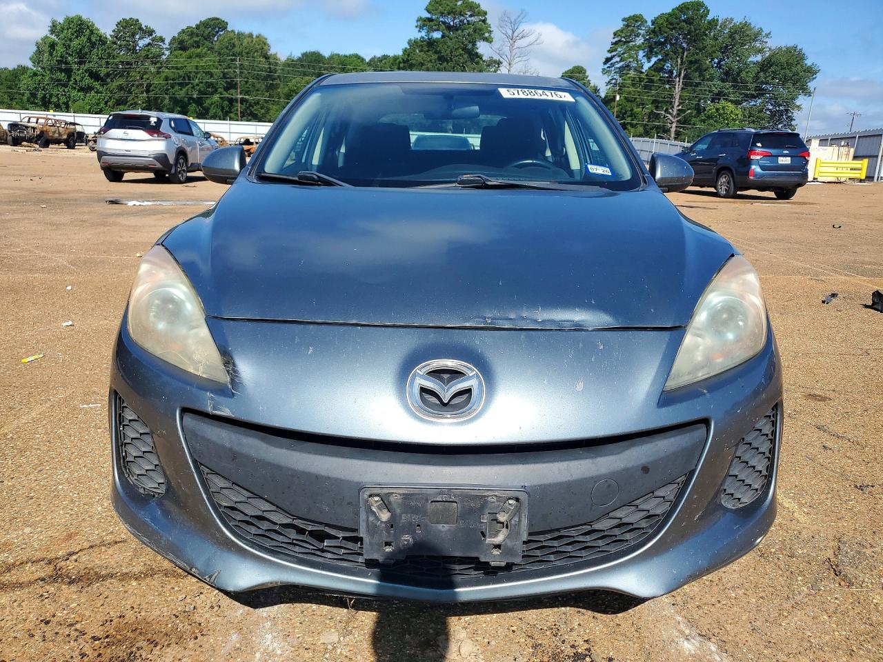 2012 Mazda 3 I Gray vin: JM1BL1L7XC1644683
