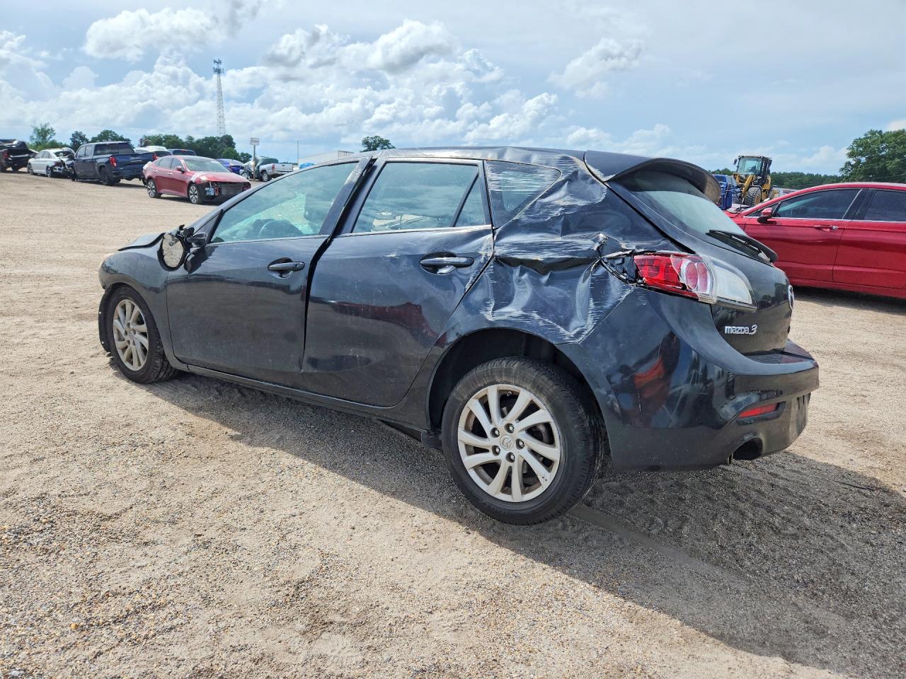 2012 Mazda 3 I Черный vin: JM1BL1L7XC1692720