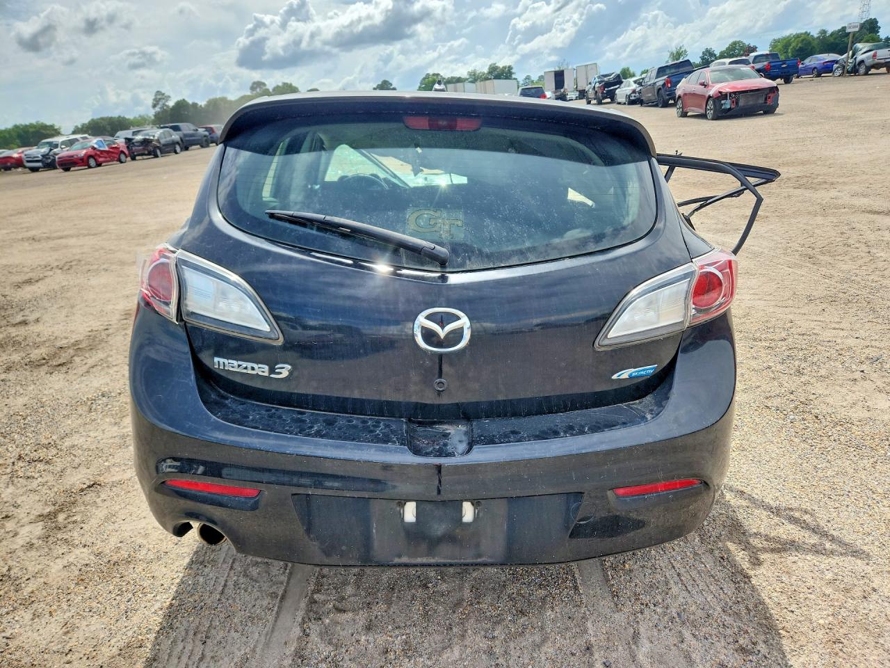 2012 Mazda 3 I Черный vin: JM1BL1L7XC1692720