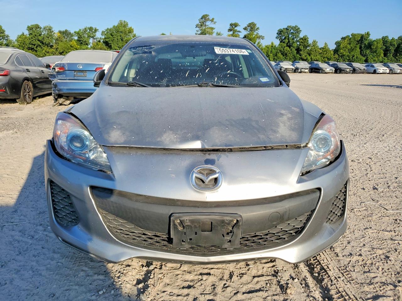 2013 Mazda 3 I Silver vin: JM1BL1L7XD1830161