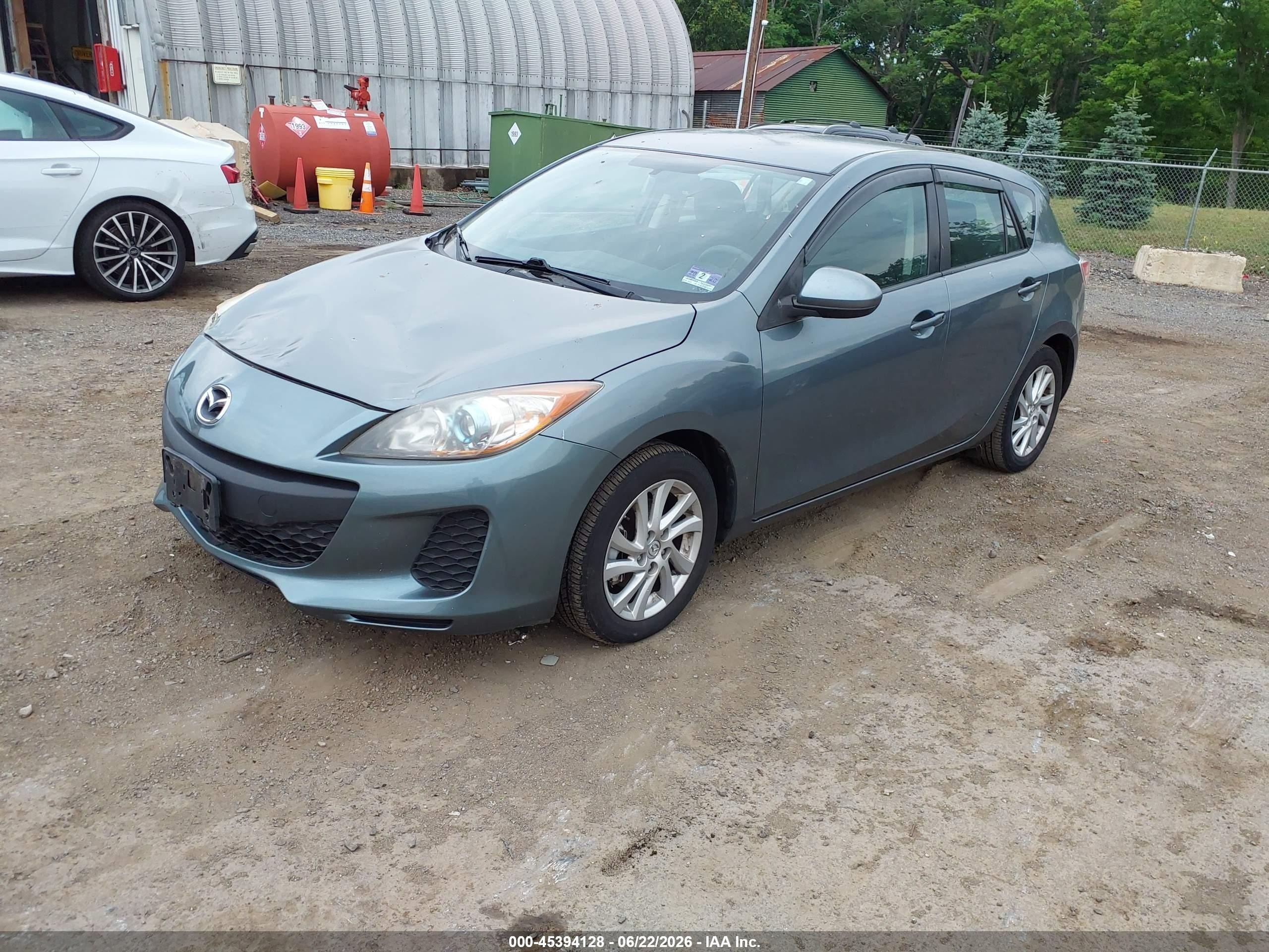 2012 Mazda Mazda3 I Touring Green vin: JM1BL1L81C1542648