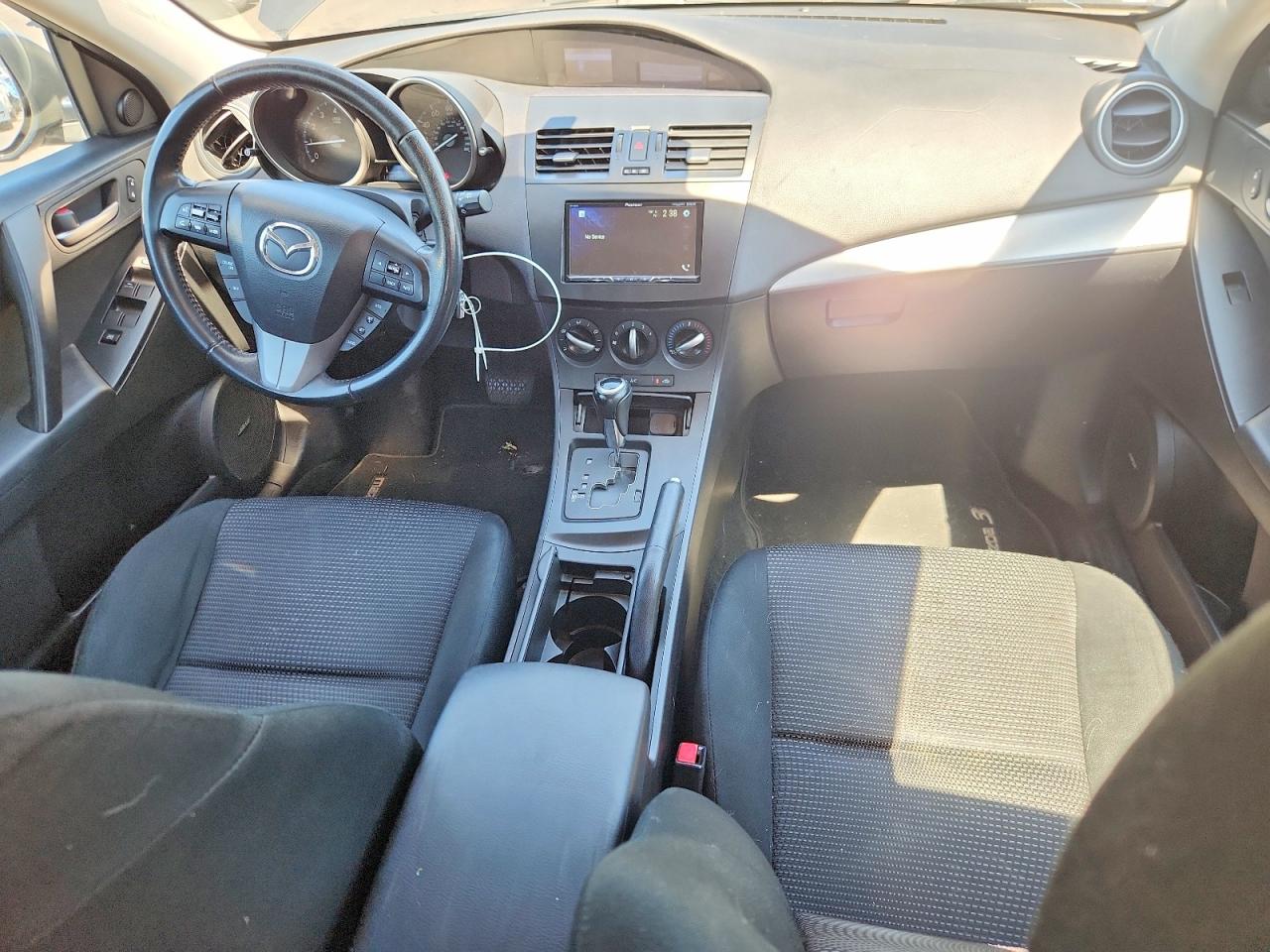 2012 Mazda 3 I Gray vin: JM1BL1L81C1681596