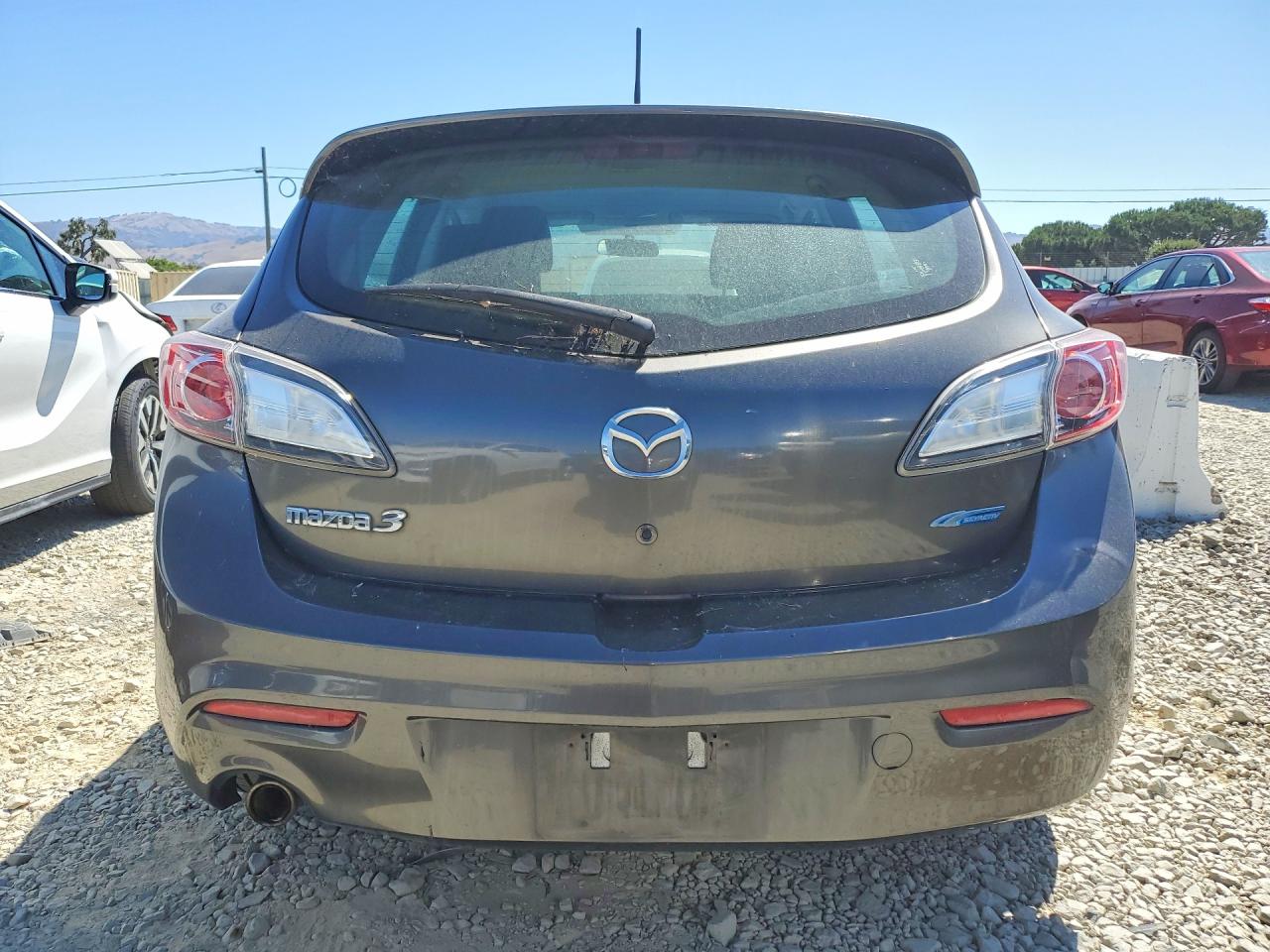 2012 Mazda 3 I Серый vin: JM1BL1L82C1546174