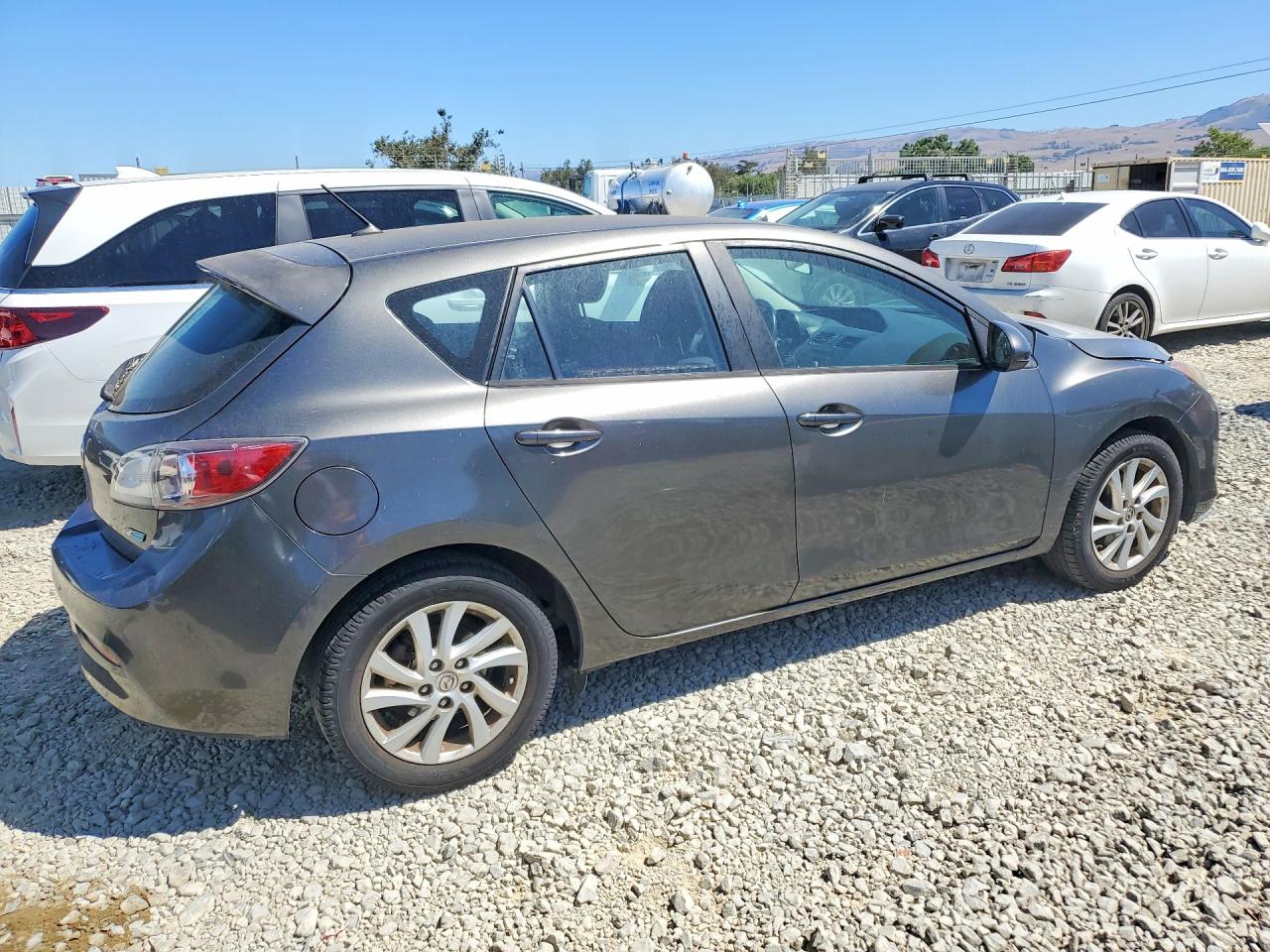 2012 Mazda 3 I Серый vin: JM1BL1L82C1546174