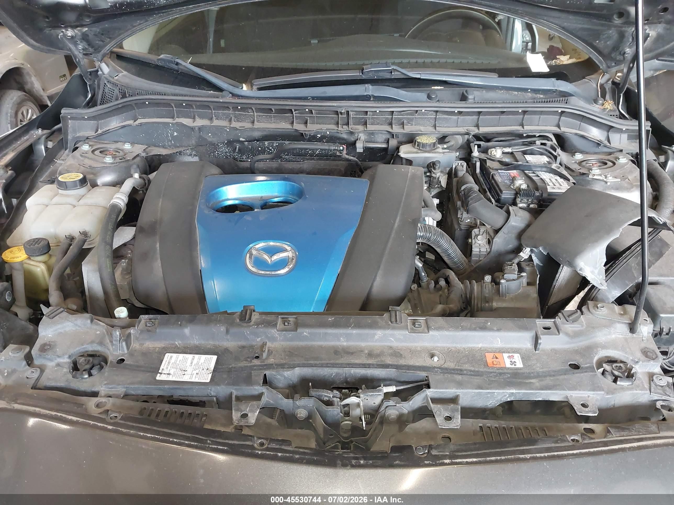 2012 Mazda Mazda3 I Touring Gray vin: JM1BL1L82C1562326