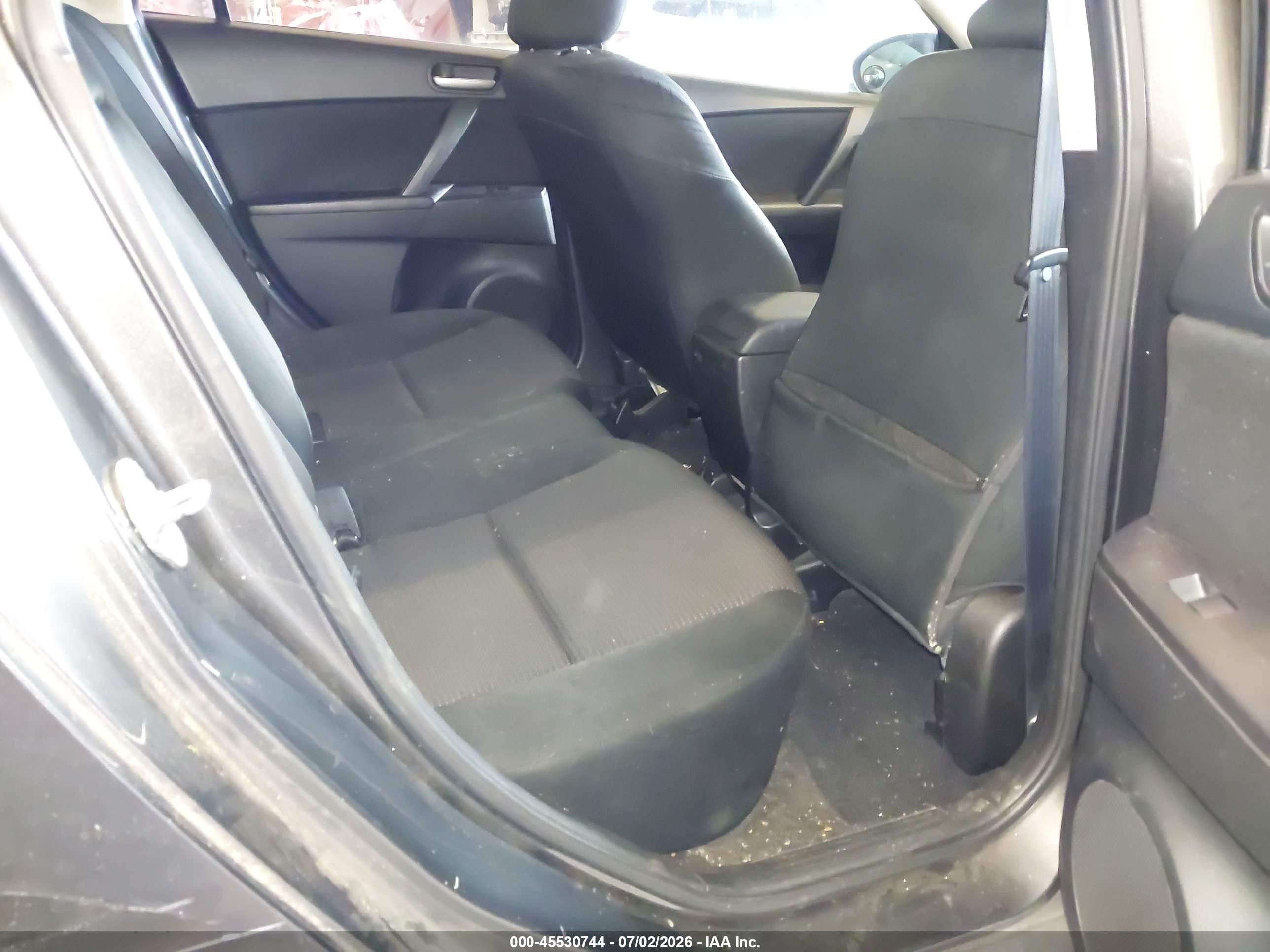 2012 Mazda Mazda3 I Touring Gray vin: JM1BL1L82C1562326