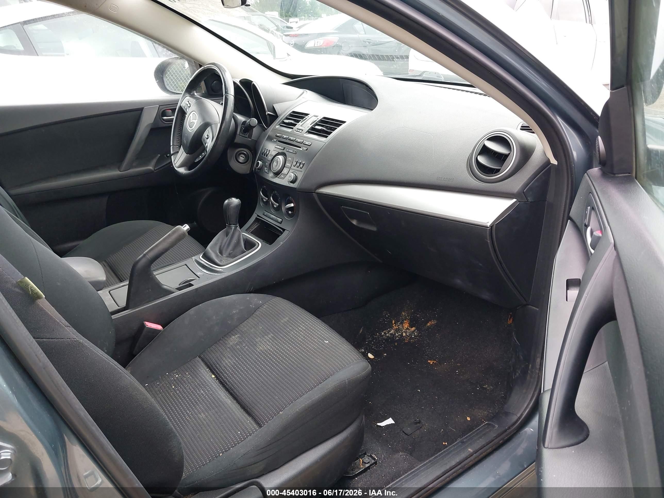 2012 Mazda Mazda3 I Touring Green vin: JM1BL1L82C1610147