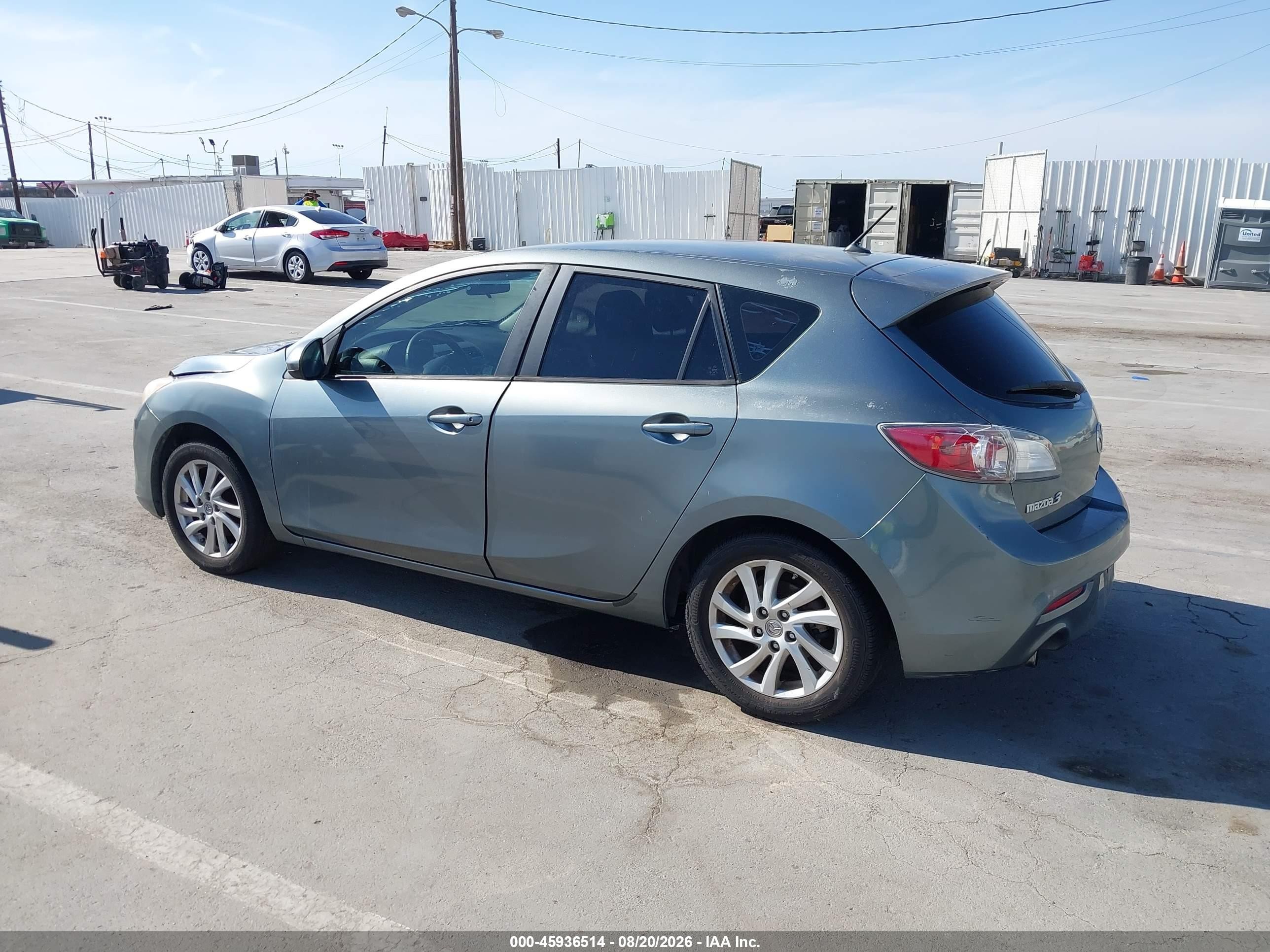2012 Mazda Mazda3 I Touring Green vin: JM1BL1L82C1618720