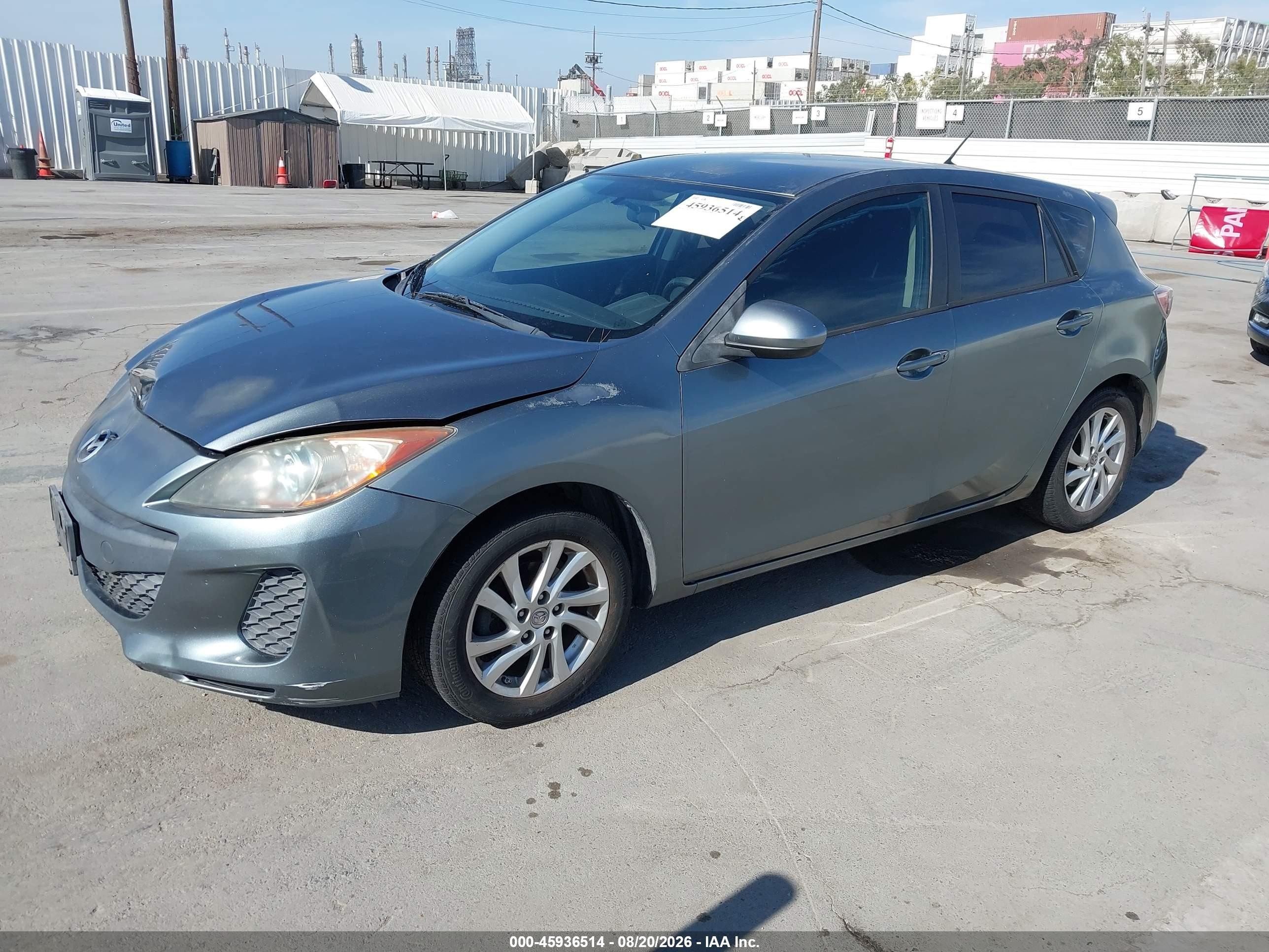 2012 Mazda Mazda3 I Touring Green vin: JM1BL1L82C1618720