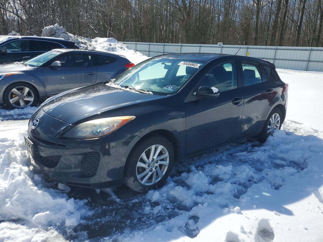 2012 Mazda 3 I Черный vin: JM1BL1L82C1695412