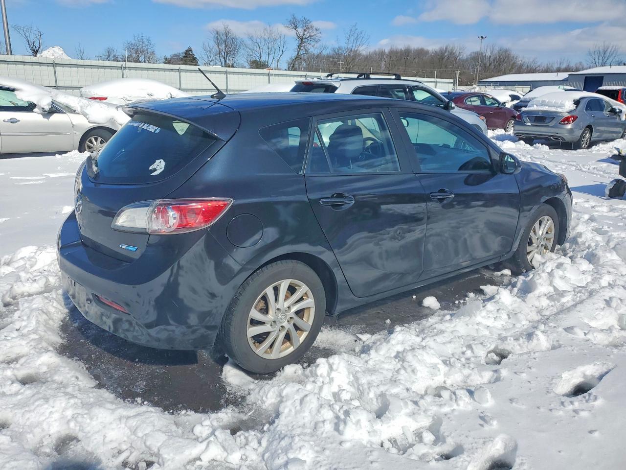 2012 Mazda 3 I Черный vin: JM1BL1L82C1695412