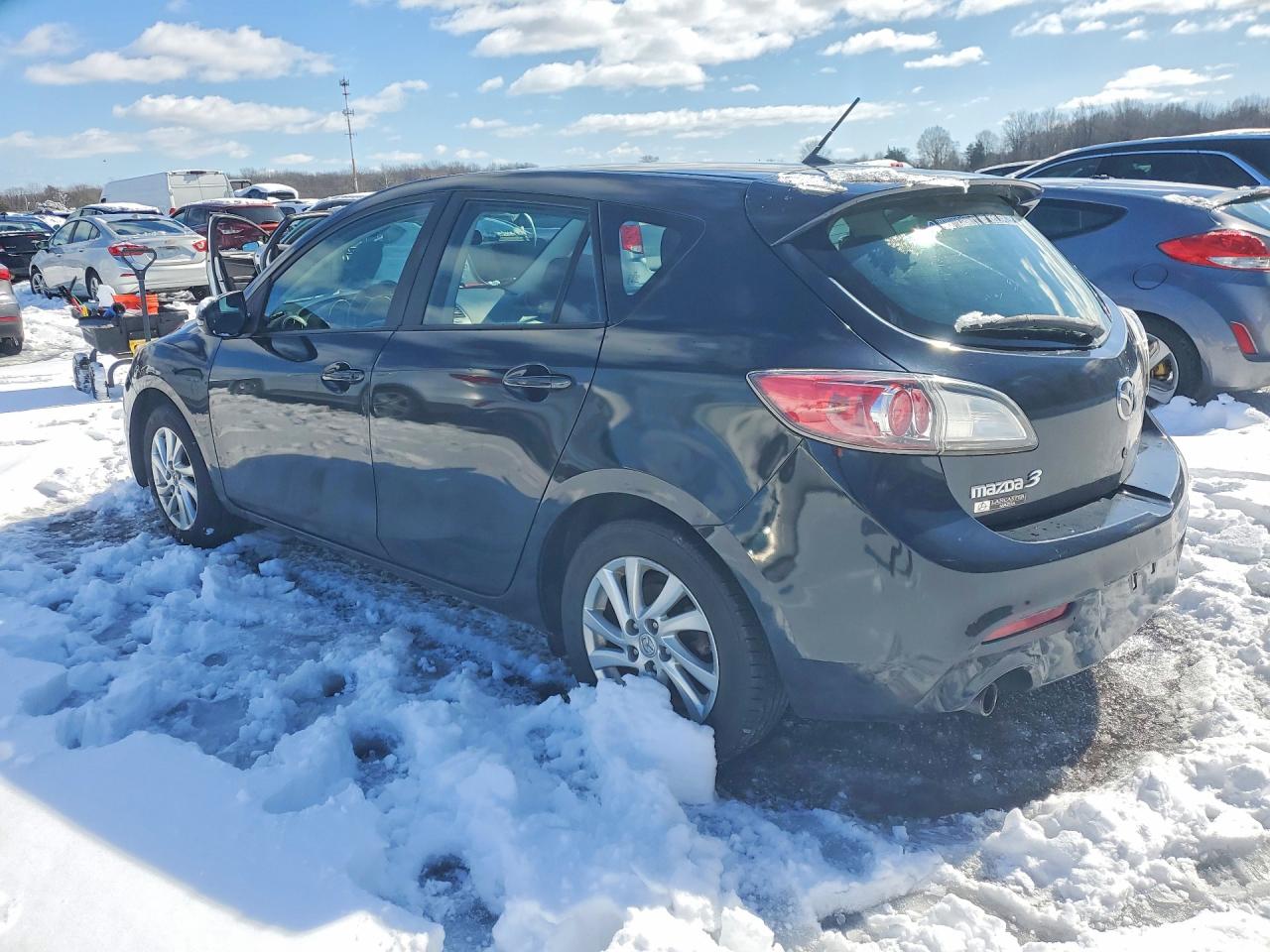 2012 Mazda 3 I Черный vin: JM1BL1L82C1695412