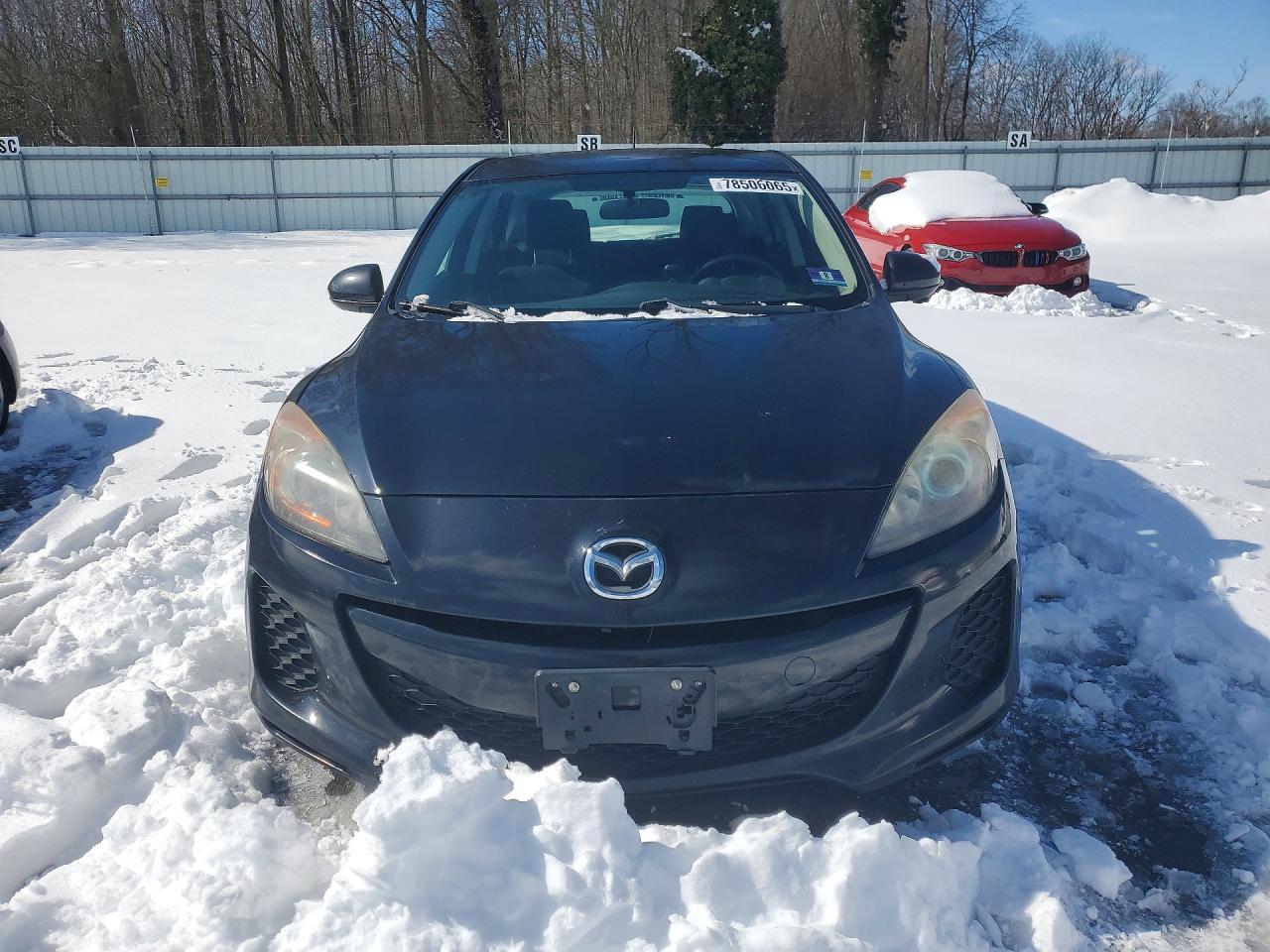 2012 Mazda 3 I Черный vin: JM1BL1L82C1695412