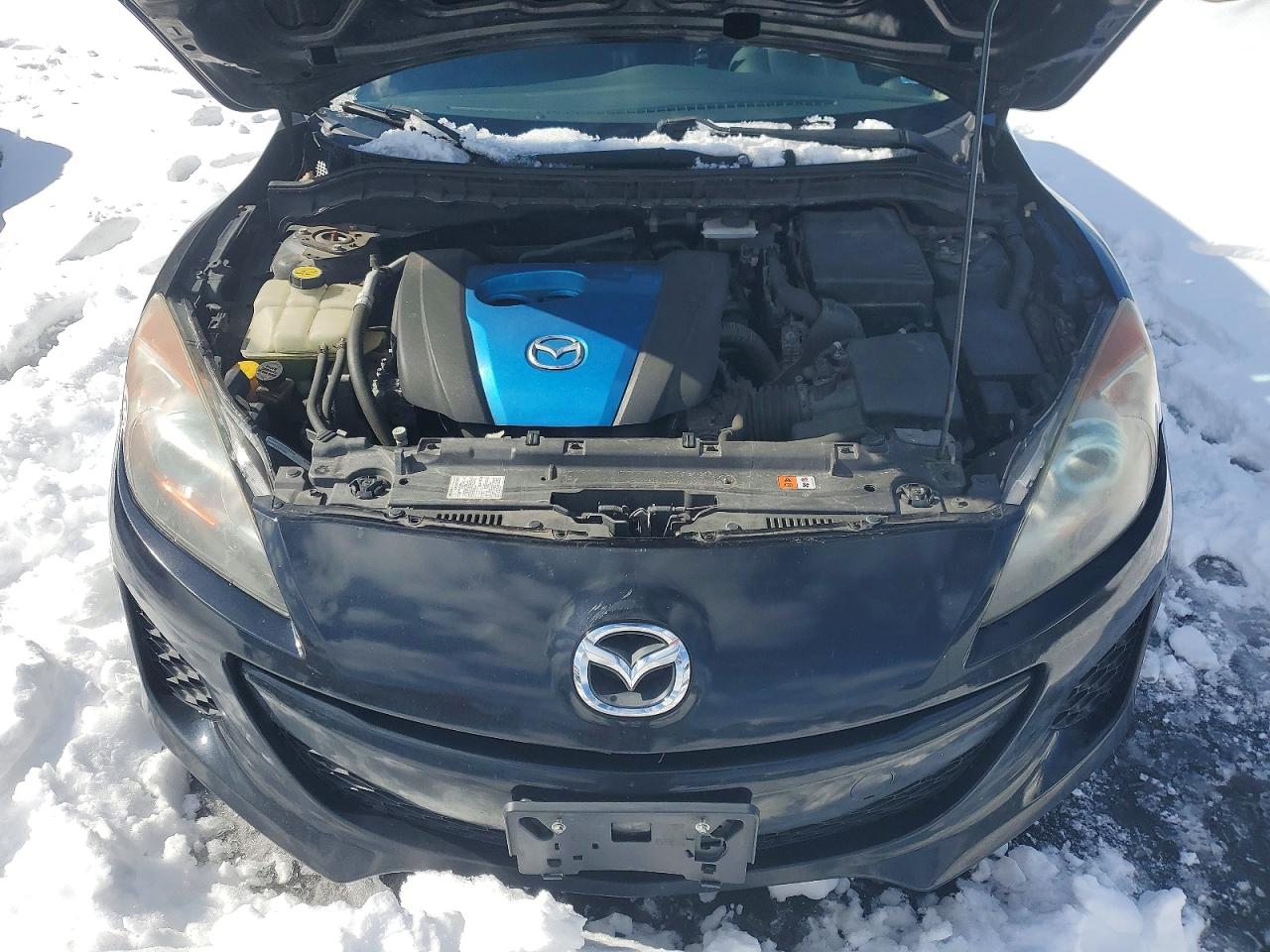 2012 Mazda 3 I Черный vin: JM1BL1L82C1695412