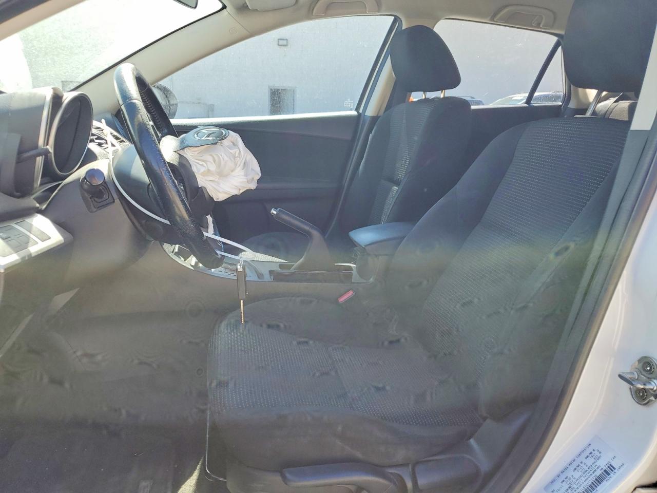 2012 Mazda 3 I White vin: JM1BL1L83C1552730