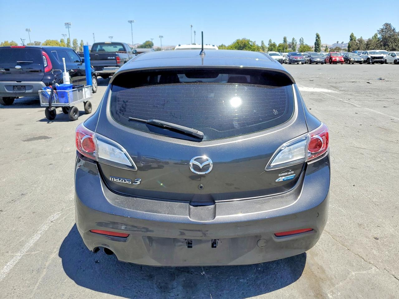 2012 Mazda 3 I Charcoal vin: JM1BL1L83C1620072