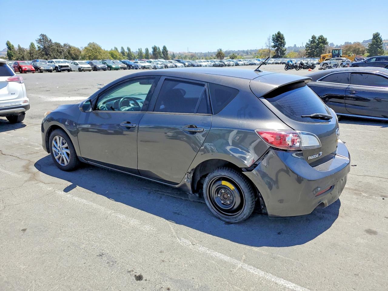 2012 Mazda 3 I Charcoal vin: JM1BL1L83C1620072