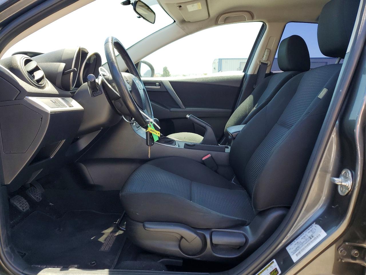 2012 Mazda 3 I Charcoal vin: JM1BL1L83C1620072