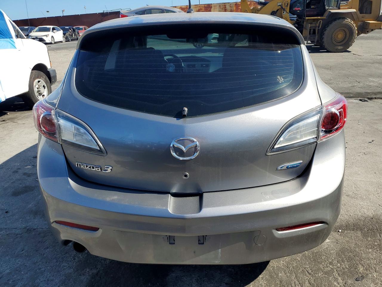 2012 Mazda 3 I Gray vin: JM1BL1L83C1653847