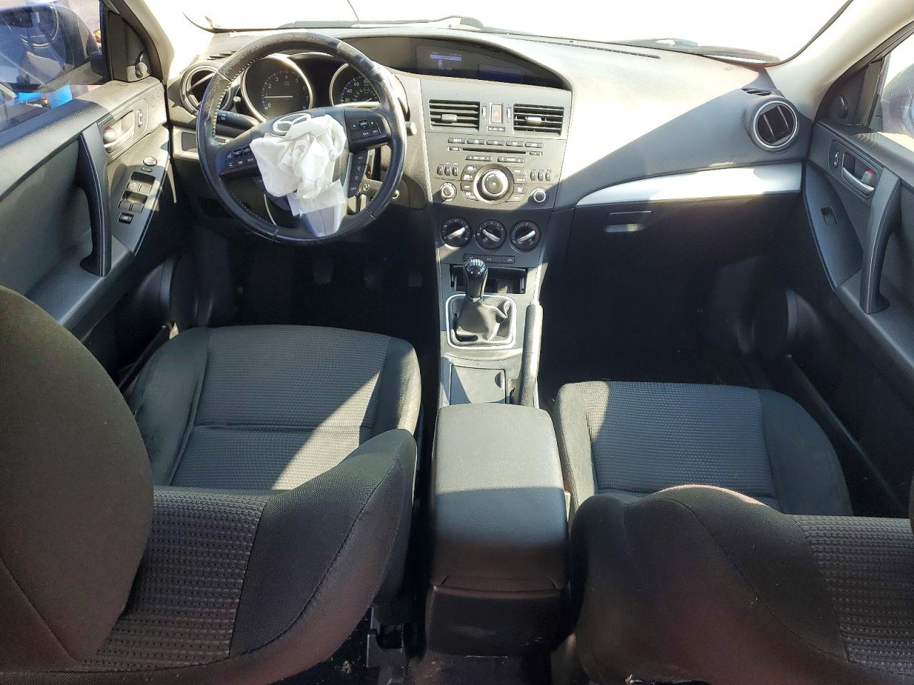 2012 Mazda 3 I Gray vin: JM1BL1L83C1653847
