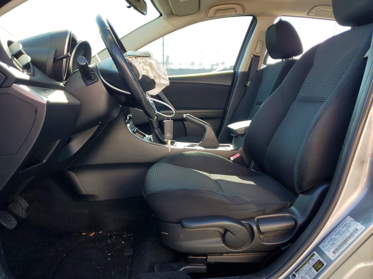 2012 Mazda 3 I Gray vin: JM1BL1L83C1653847