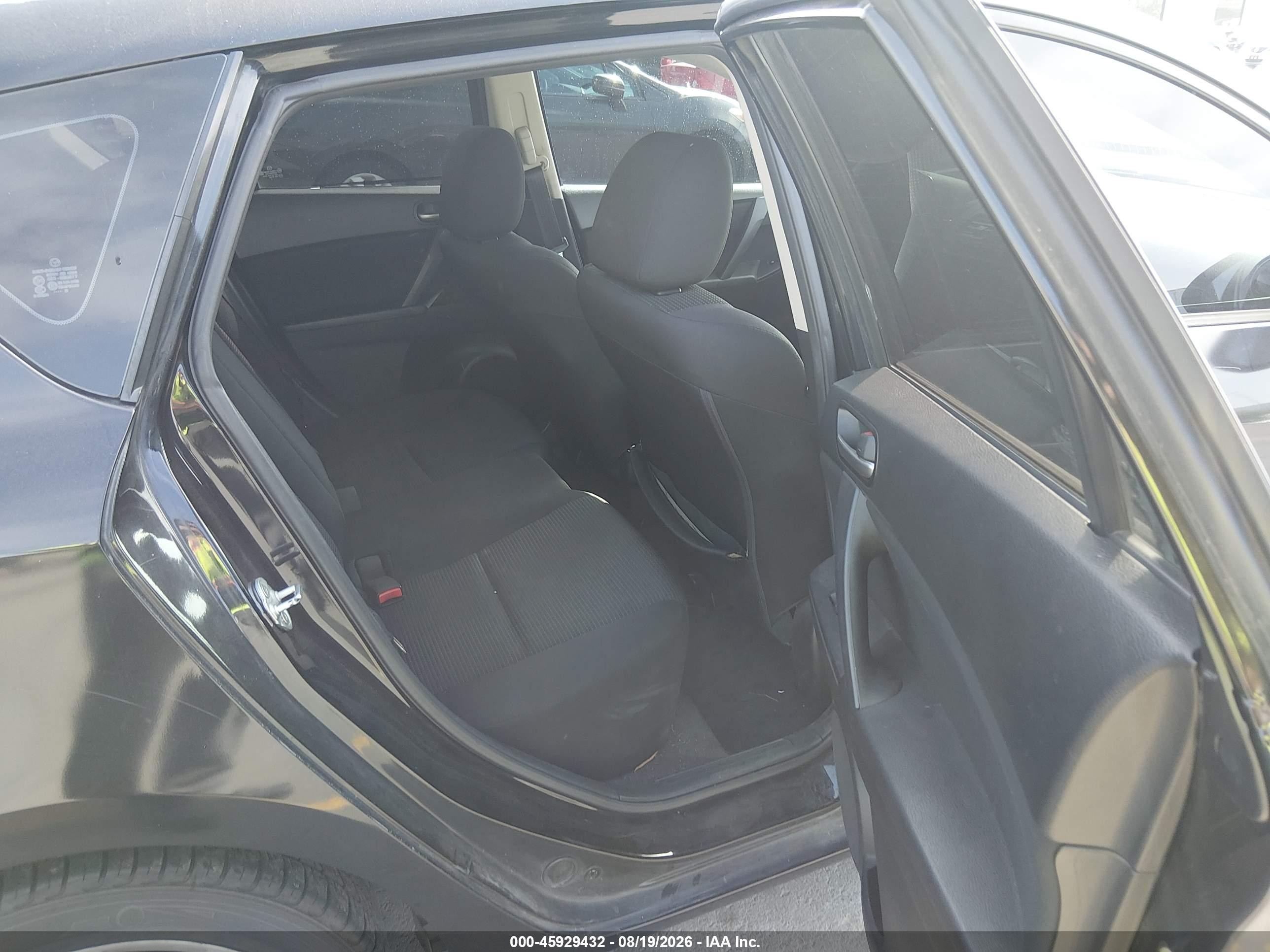 2012 Mazda Mazda3 I Touring Black vin: JM1BL1L83C1669143