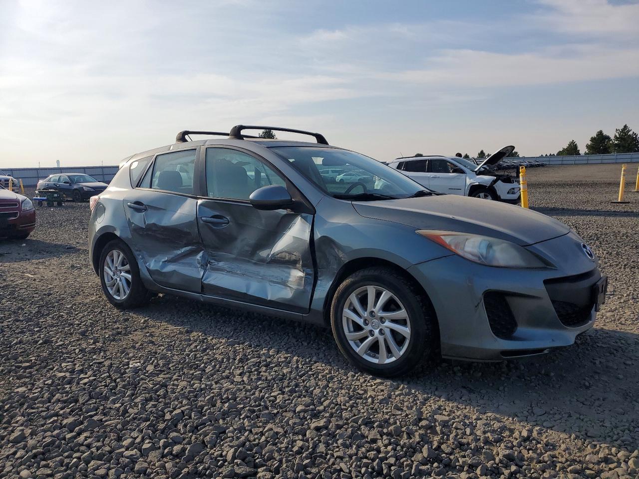 2012 Mazda 3 I Серый vin: JM1BL1L83C1671135