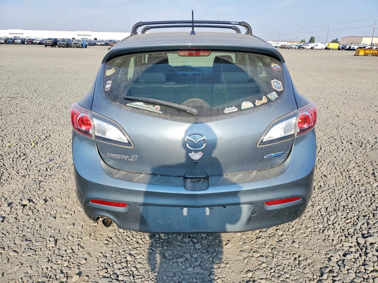 2012 Mazda 3 I Серый vin: JM1BL1L83C1671135