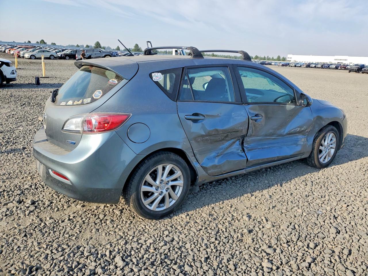 2012 Mazda 3 I Серый vin: JM1BL1L83C1671135