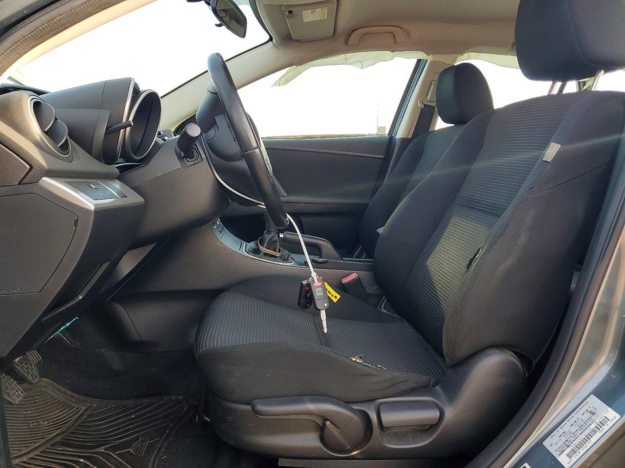 2012 Mazda 3 I Серый vin: JM1BL1L83C1671135