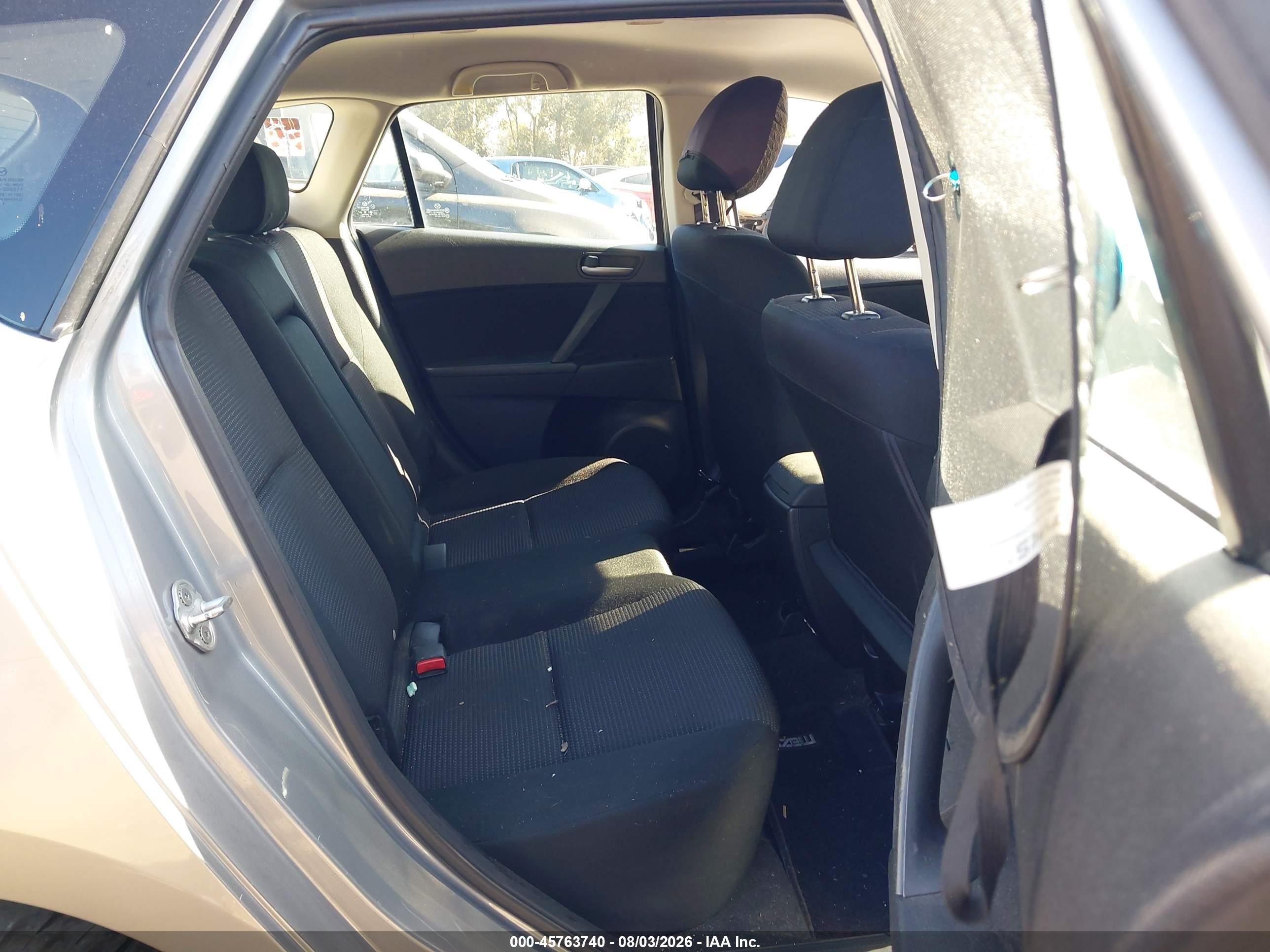 2012 Mazda Mazda3 I Touring Gray vin: JM1BL1L84C1552655