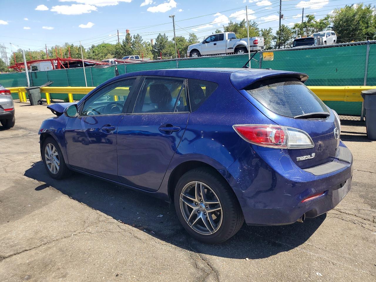 2012 Mazda 3 I Blue vin: JM1BL1L84C1659284