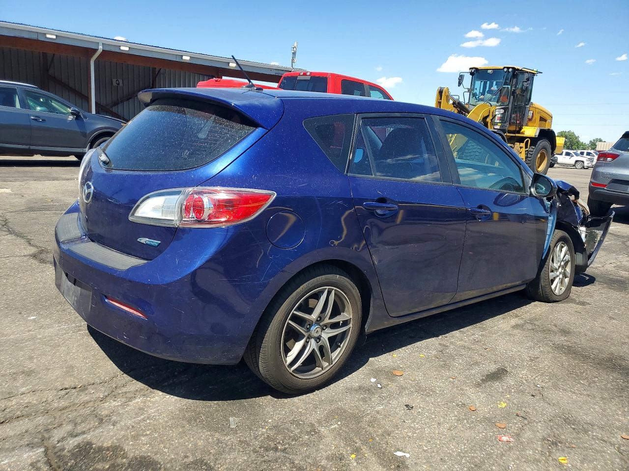 2012 Mazda 3 I Blue vin: JM1BL1L84C1659284