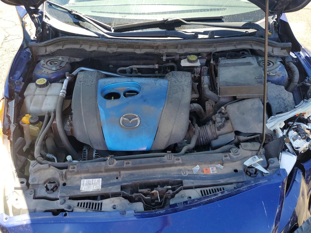 2012 Mazda 3 I Blue vin: JM1BL1L84C1659284