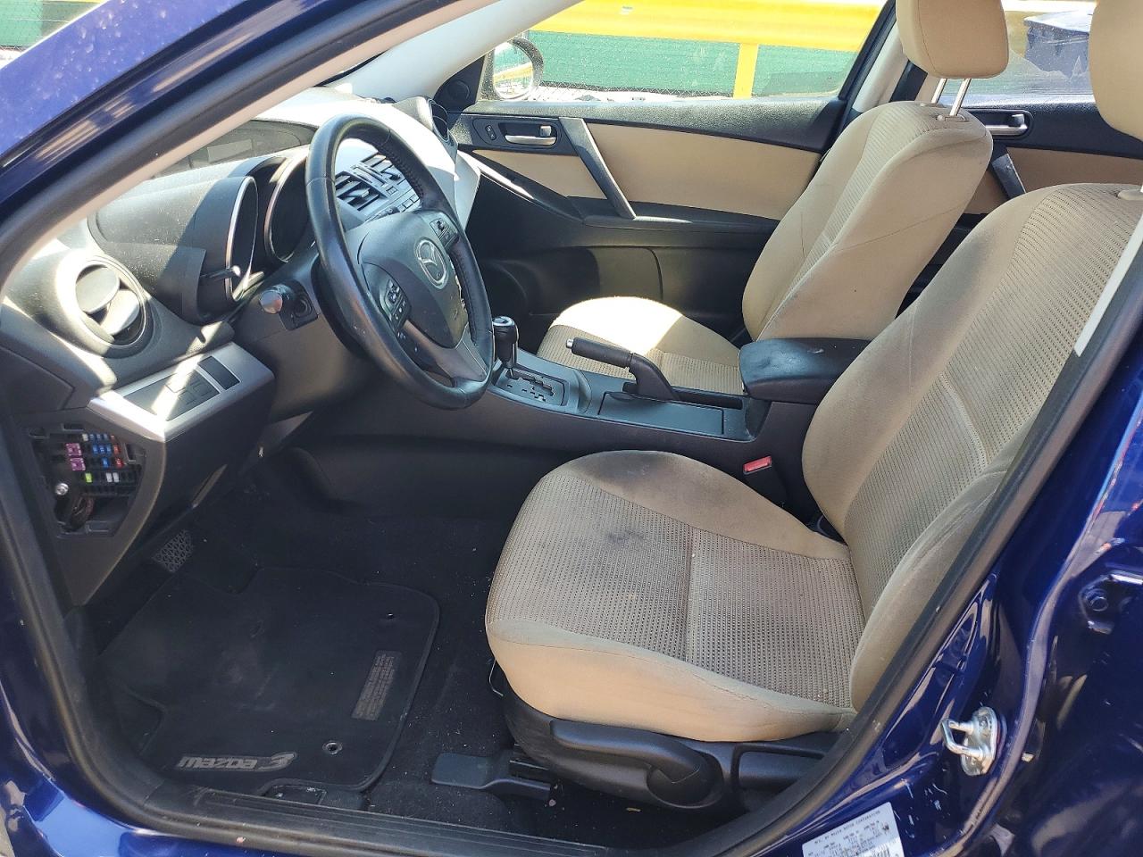 2012 Mazda 3 I Blue vin: JM1BL1L84C1659284