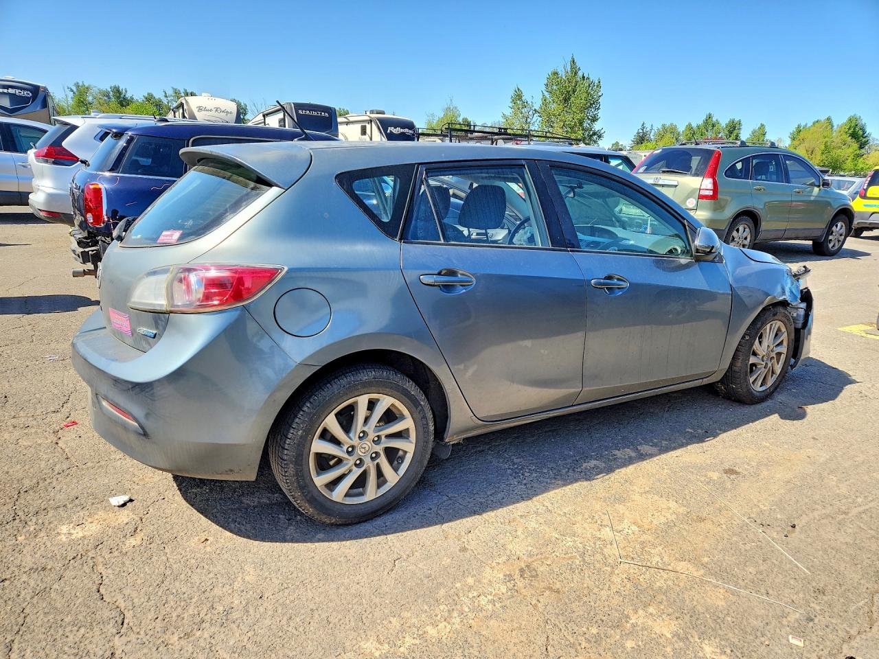 2012 Mazda 3 I Серебряный vin: JM1BL1L85C1618081