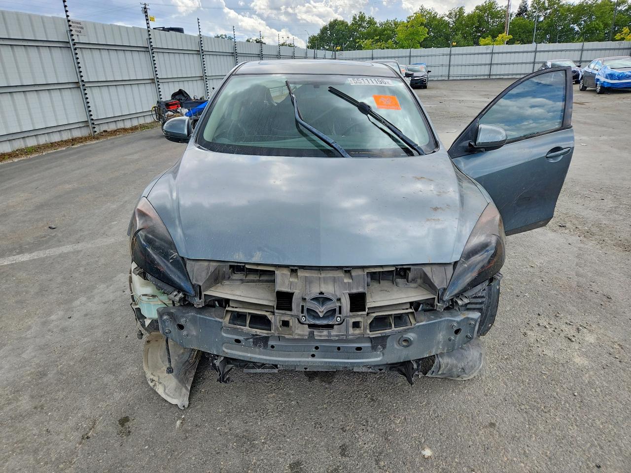 2012 Mazda 3 I Gray vin: JM1BL1L85C1671492