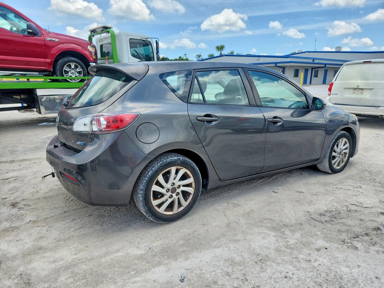 2013 Mazda 3 I Gray vin: JM1BL1L85D1707926