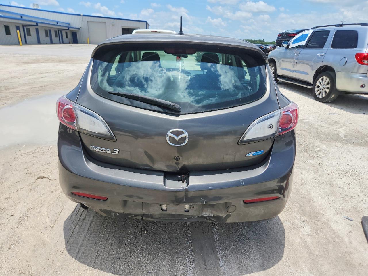 2013 Mazda 3 I Gray vin: JM1BL1L85D1707926